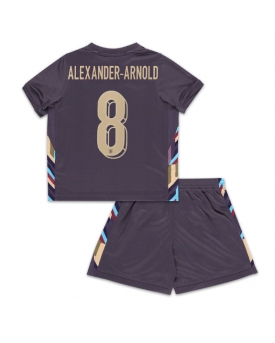 Inghilterra Alexander-Arnold #8 Maglia Gara Trasferta Repliche Europei 2024 Bambino